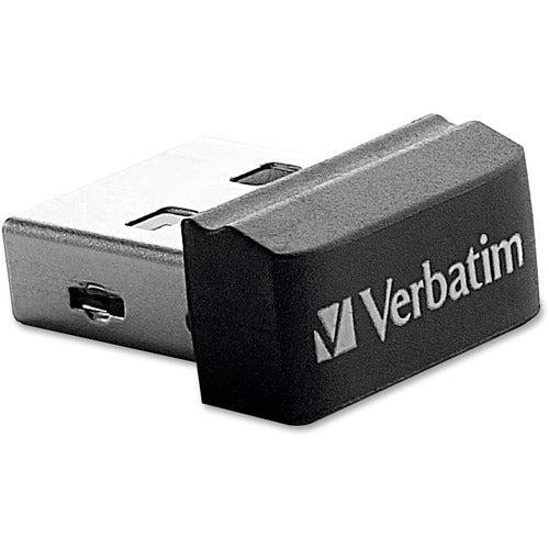 Verbatim 16GB Store 'n' Stay Nano USB Flash Drive - Black 97464