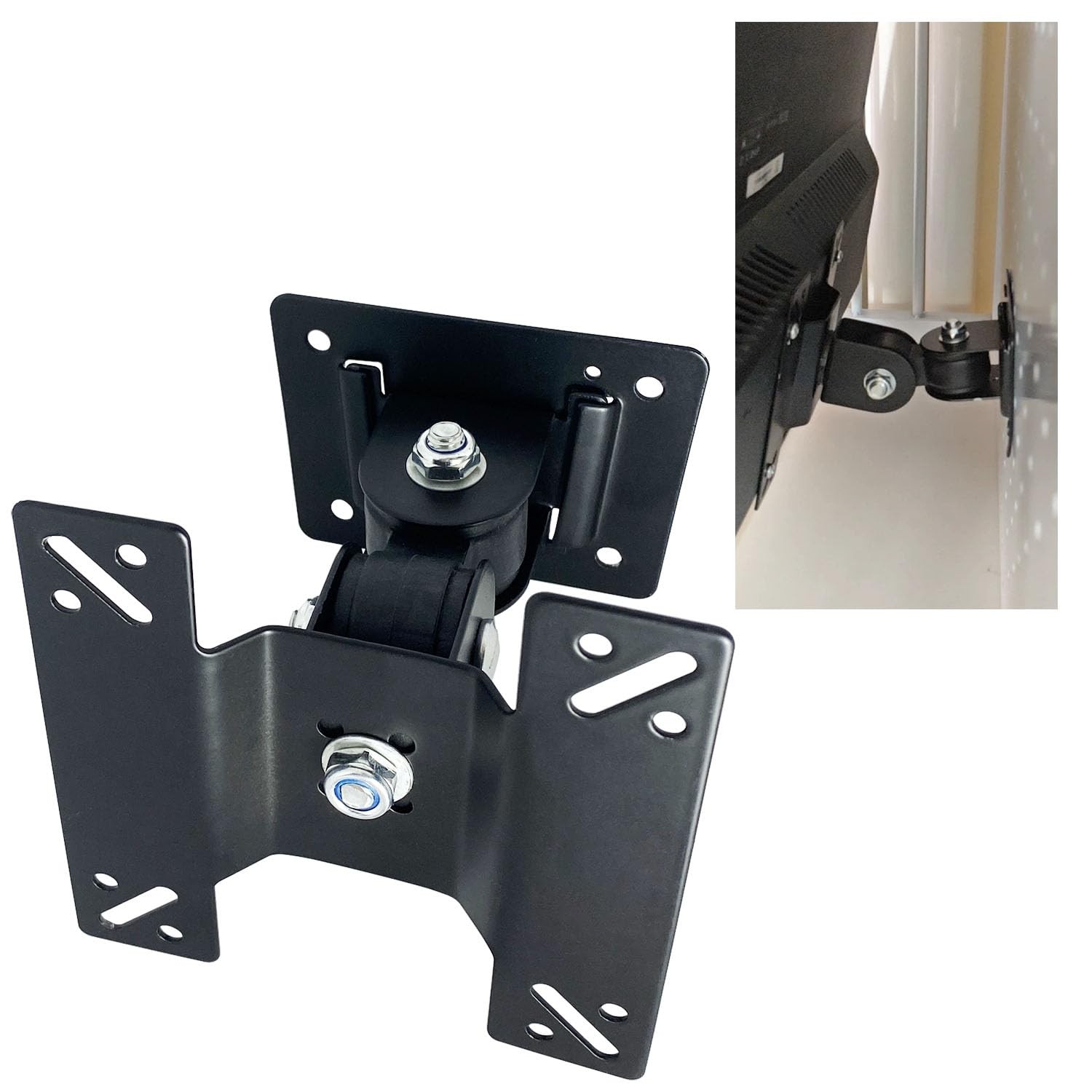 NOBER VESA Monitor Wall Mount PC Computer TV Display Screen 75 100 27 Black