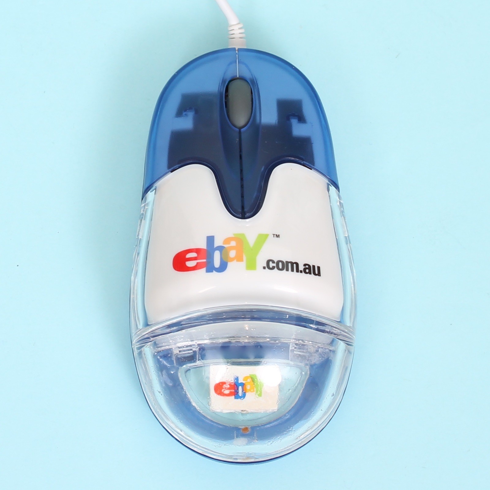 Vintage Promotional eBay Aqua Style USB Computer Mouse *RARE*