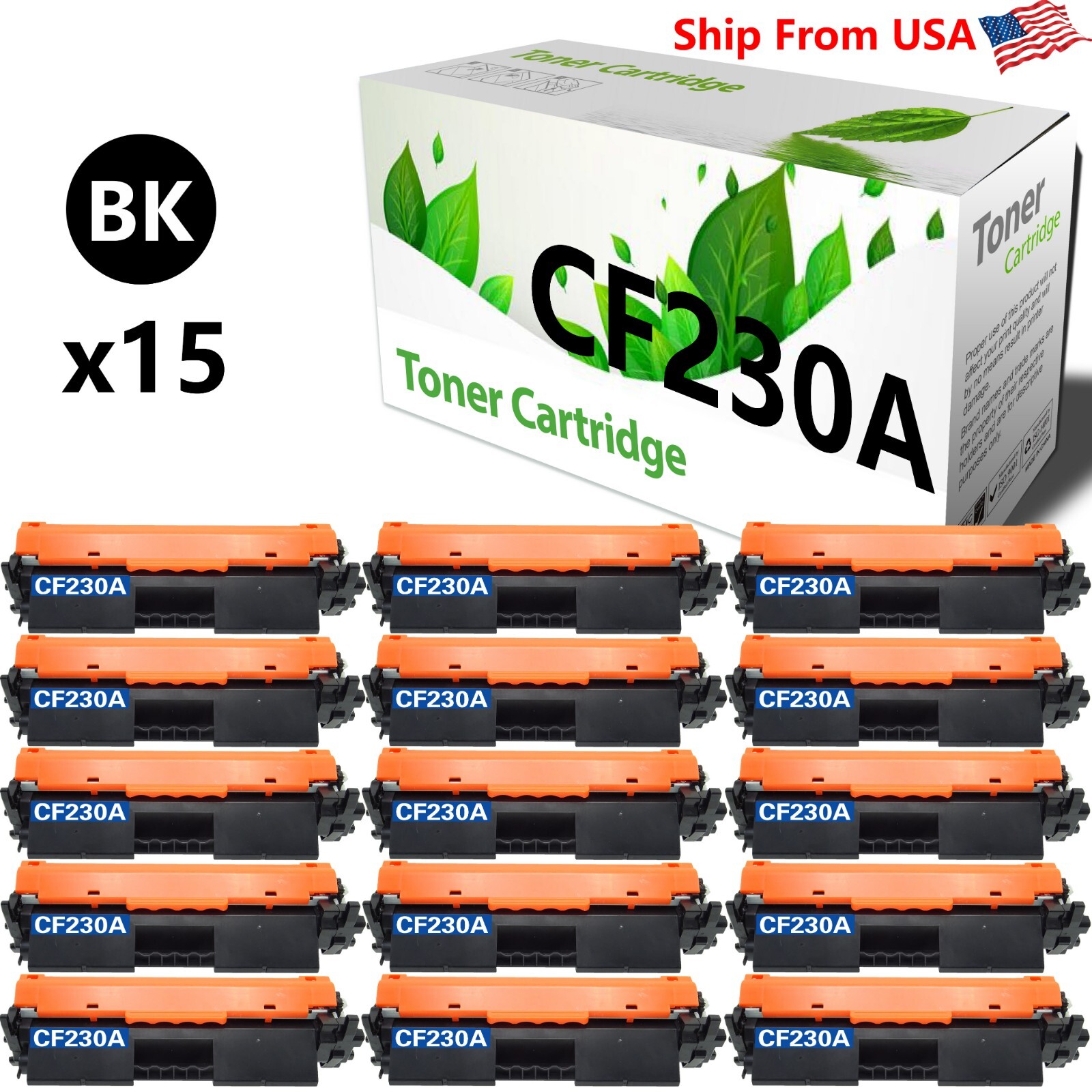 15PK 230A 30A Ink Cartridge for Pro MFP M227fdn Printer