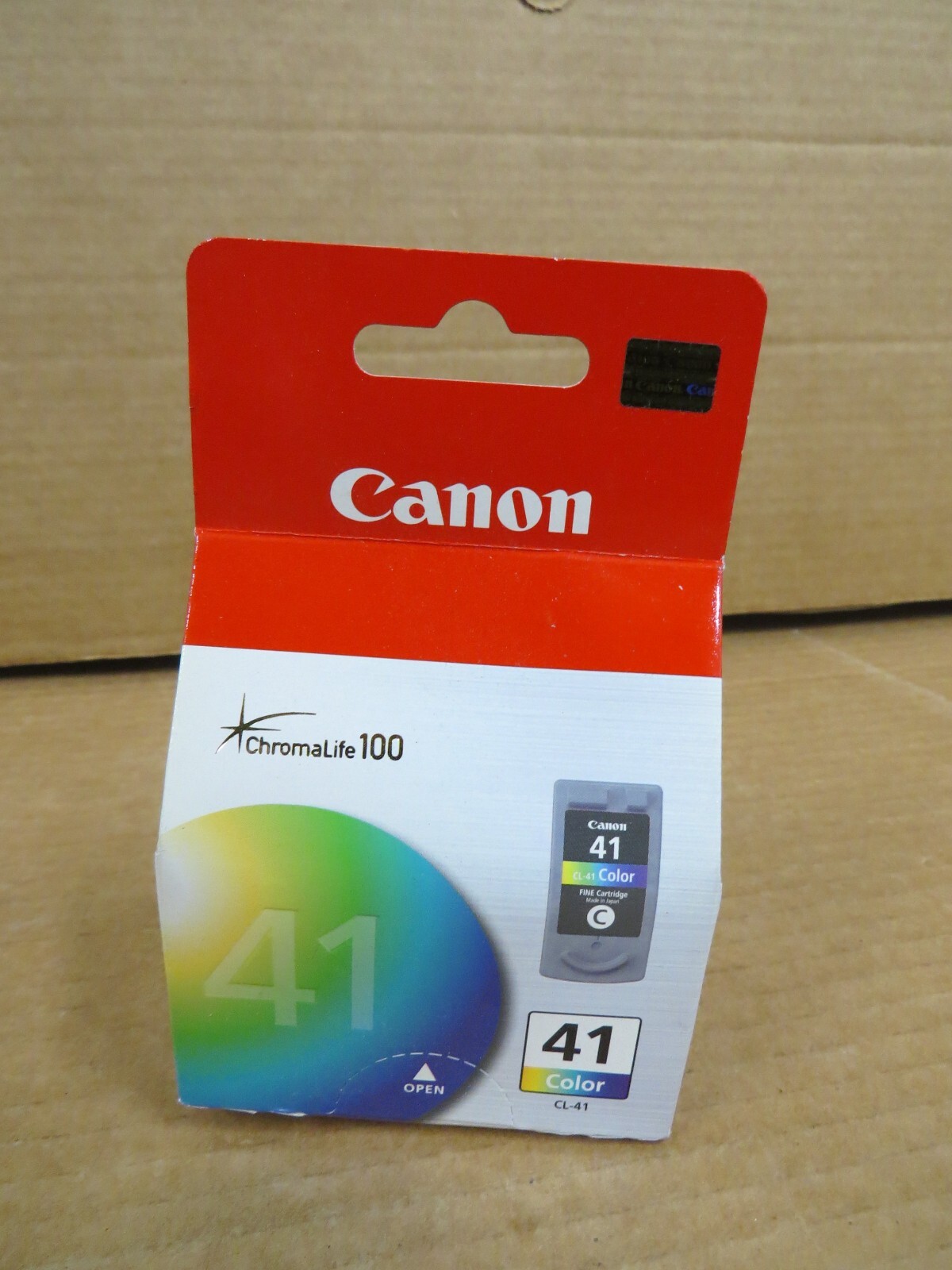 Canon CL-41 (0617B002) Tri-Color Ink Cartridge New Old Stock Factory Sealed