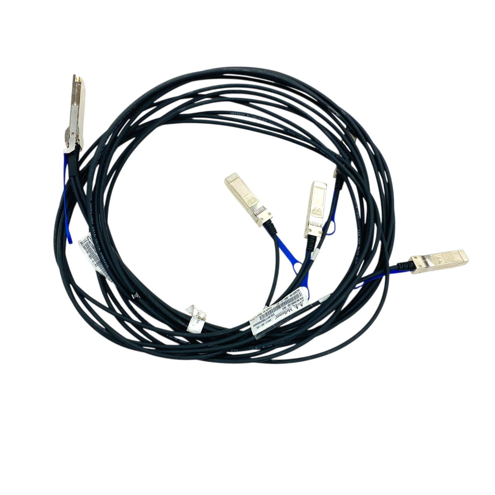 Mellanox MC2609130-003 40G QSFP+ to 4x 10G SFP+ Breakout DAC Cable 3M 30AWG