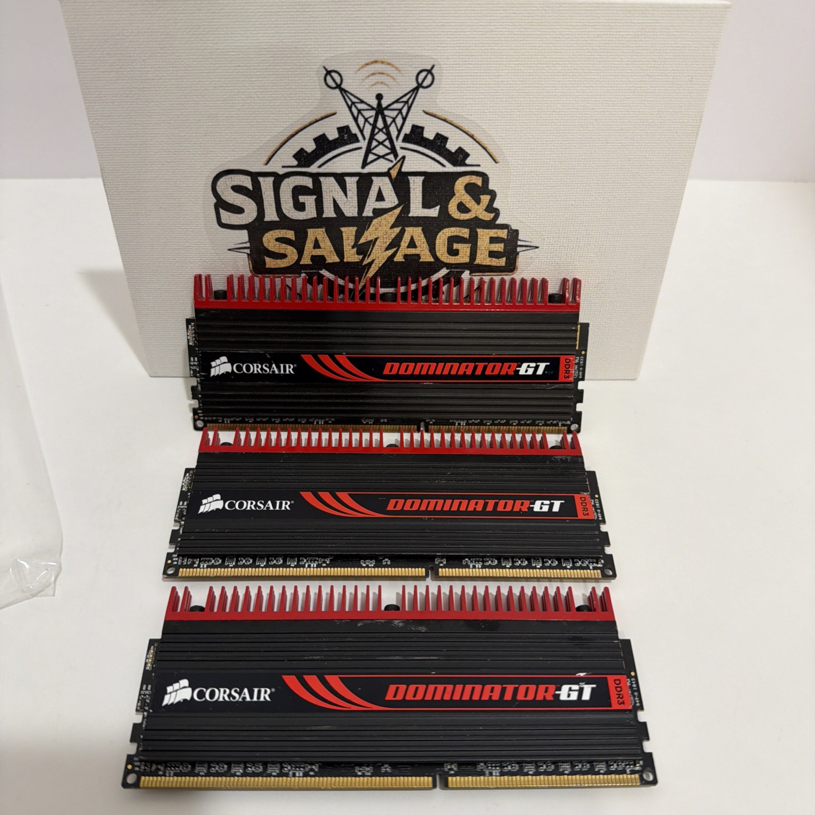 Corsair Dominator-GT DDR3 ram 2GB (3 sticks) total 6GB CMT6GX3M3A2000C8 Tested