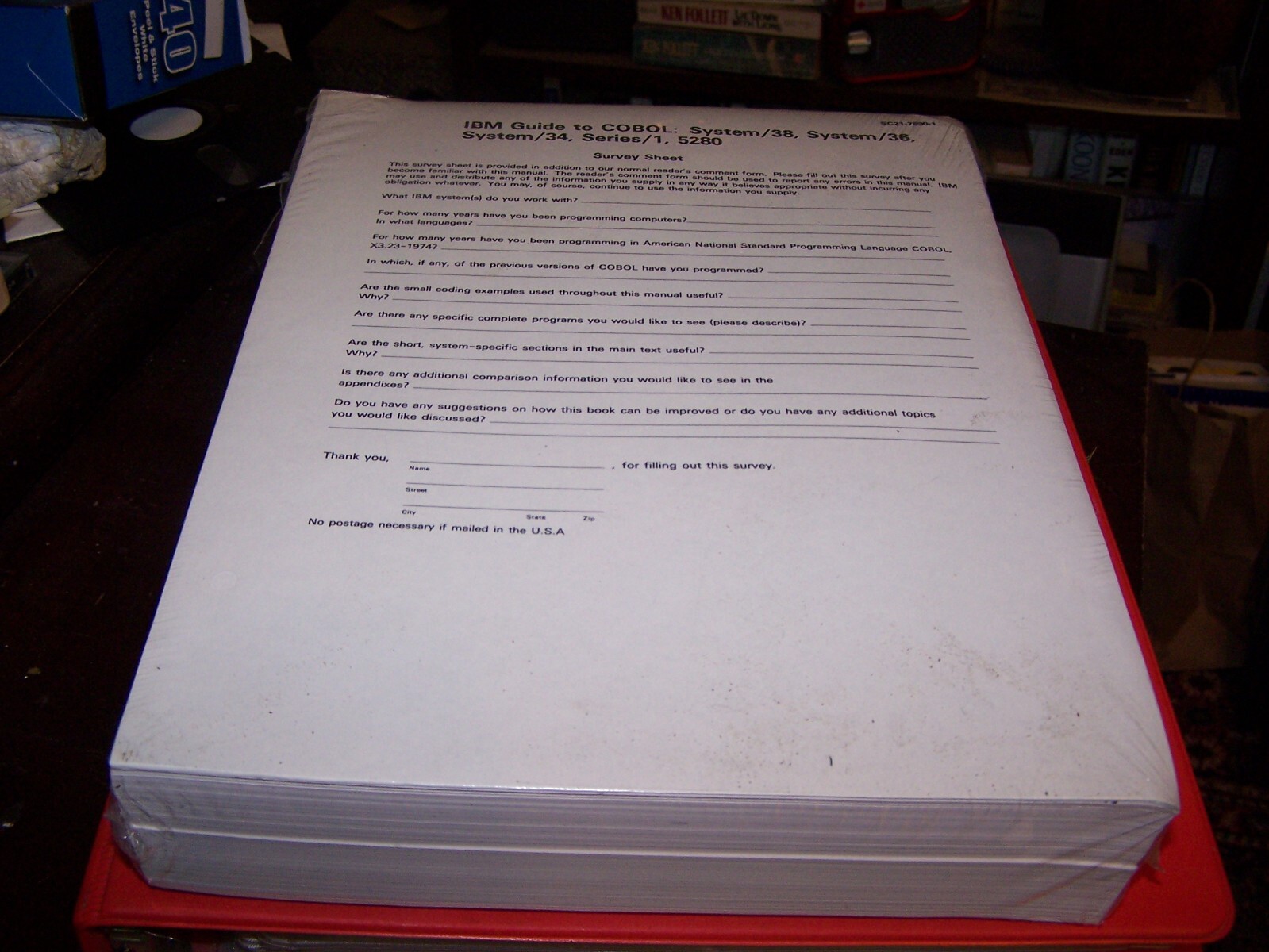 IBM Guide to COBOL System/38, System/36, System/34, Series/1, 5280 SC21-7890-1