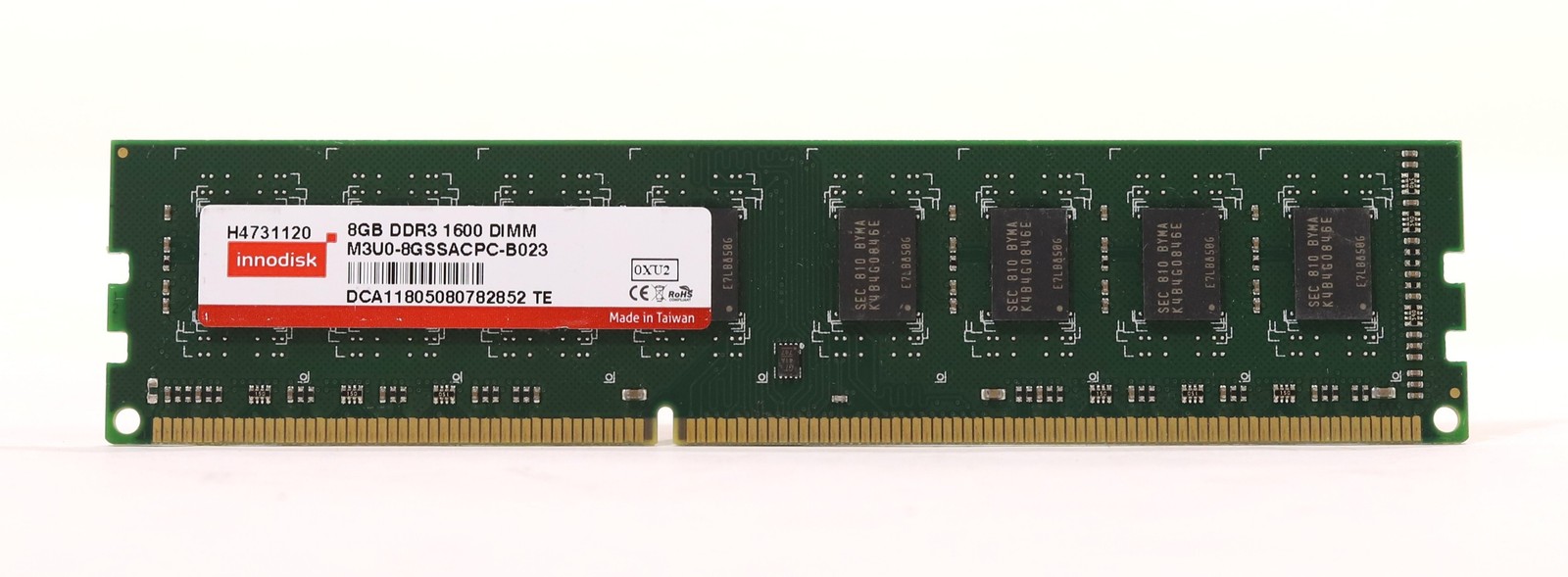 Innodisk 8GB PC3-12800 DDR3-1600MHz Non-ECC Unbuffered RAM M3U0-8GSSACPC-B023
