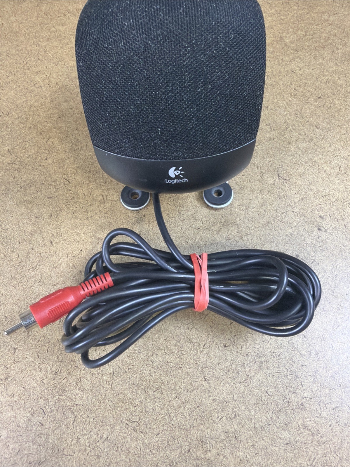 Logitech Z-640 OEM Replacement Satellite Right Rear Speaker Red Plug Works Used