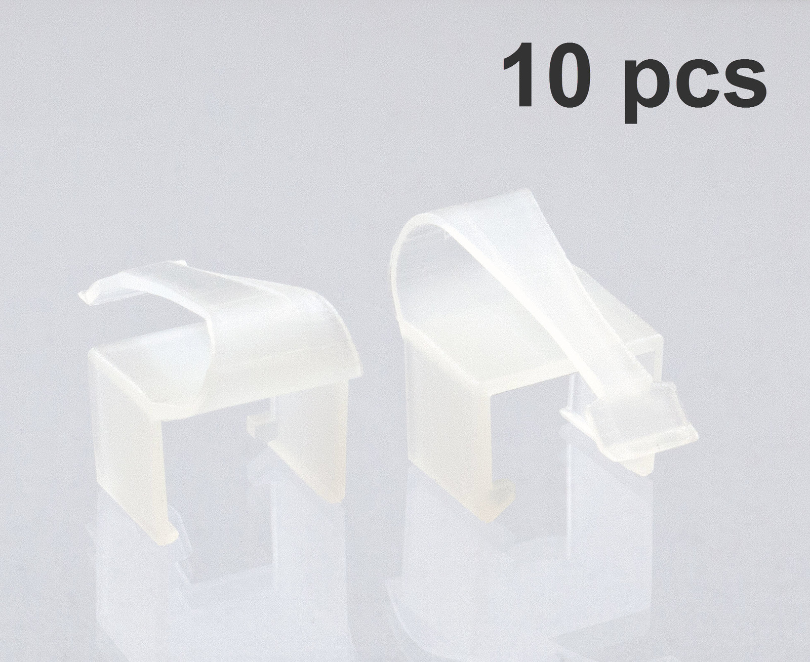 RJCLIP (10 PCS CLEAR Color) - Broken RJ45 fix repair CAT5 CAT5e CAT6 connectors