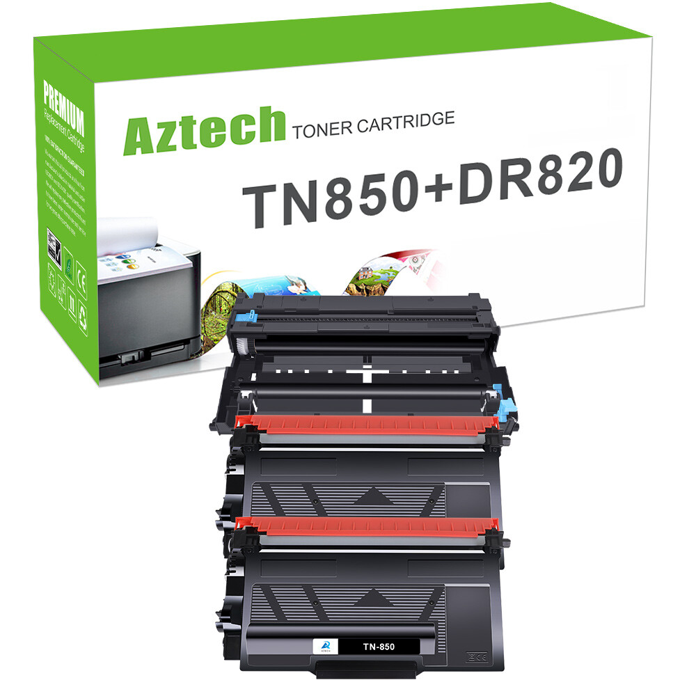 2*TN850 Toner + 1*DR820 Drum fits for Brother MFC-L5850DW L5200DW L5900DW