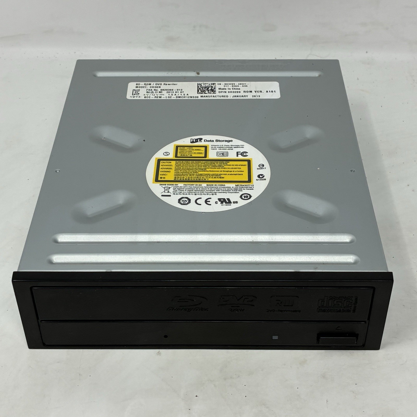 Dell H-L Data Storage BD-ROM / DVD CH30N Internal BLU RAY Drive / H3209 Tested