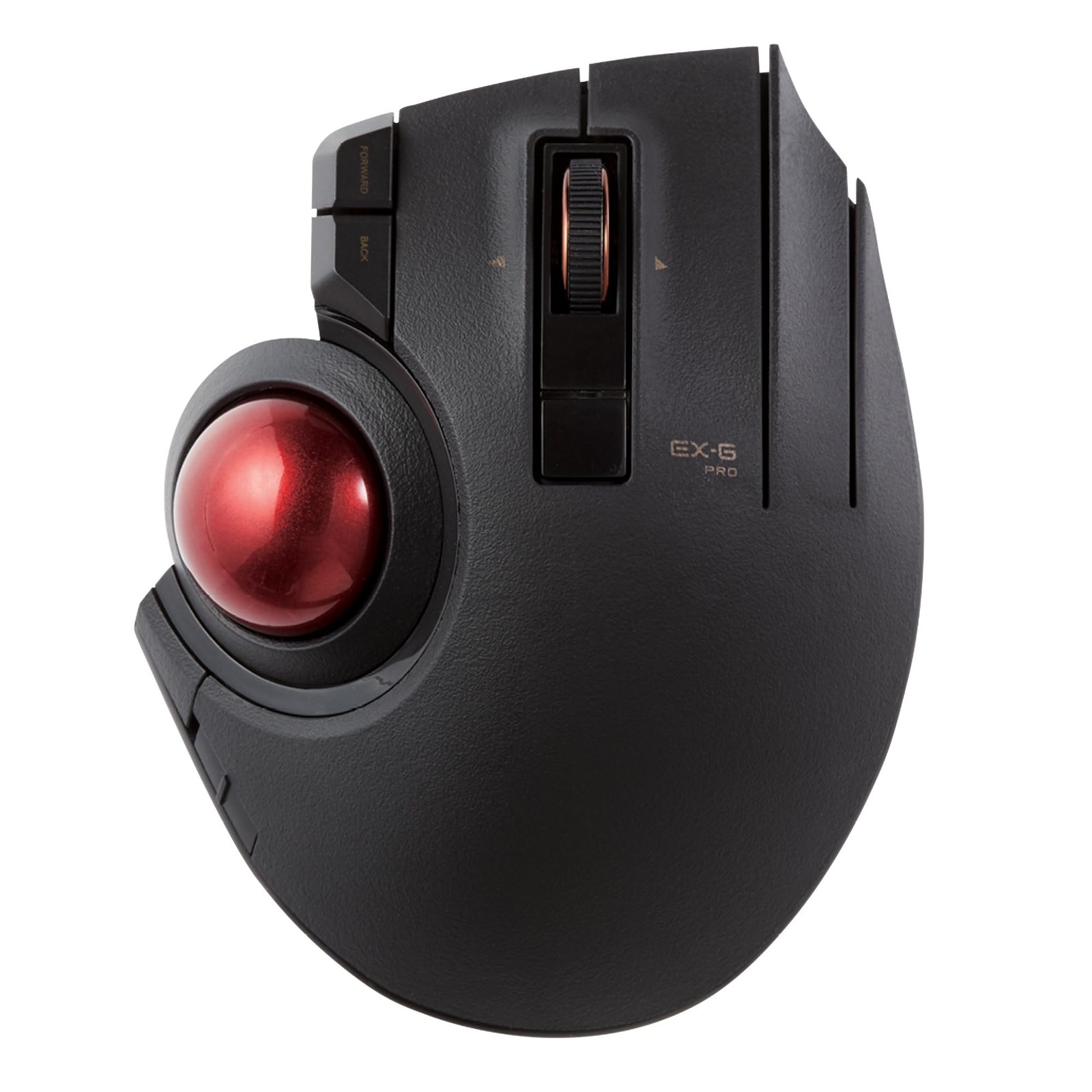 ELECOM EX-G Pro Trackball Mouse Wireless Bluetooth USB for PC Mac M-XPT1MRXBK