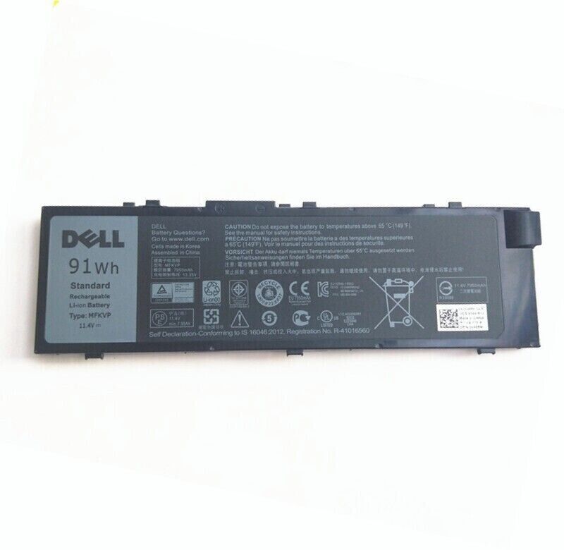 NEW Genuine 91Wh MFKVP Battery For Dell Precision 15(7510) 17(7710) TWCPG RDYCT