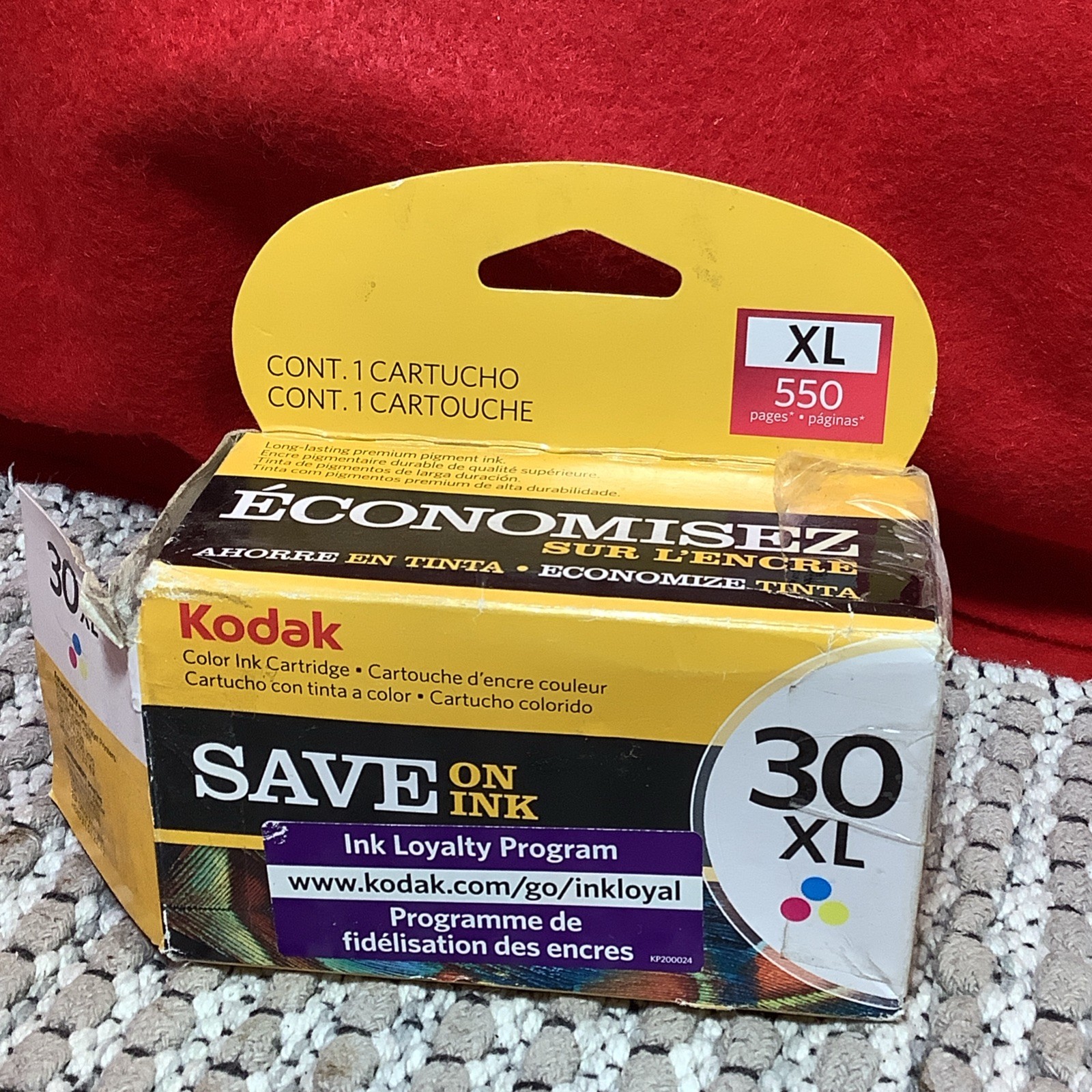 Kodak 30XL Tri Color Ink Cartridge Genuine OEM 