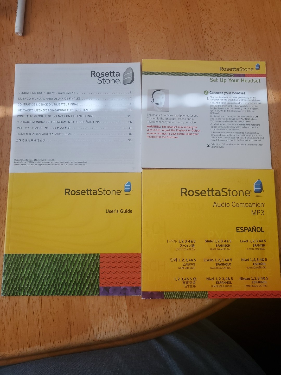 Rosetta Stone Audio MP3 Companion Level 1 -5 Spanish  (Latin America)