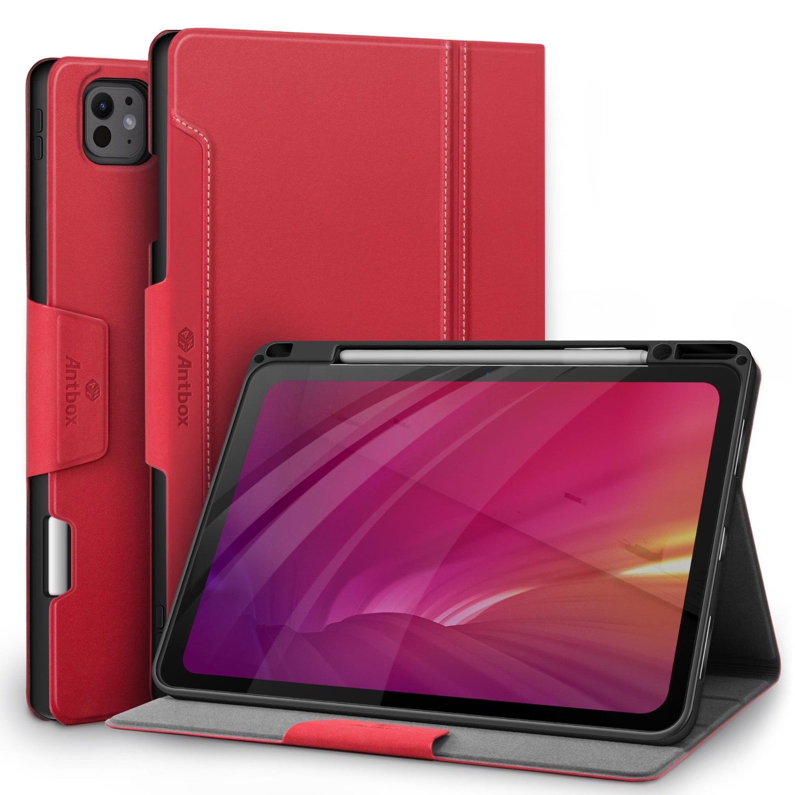 Antbox For IPad Pro 13 Inch Case M5 2025/M4 2024, Built-In Pencil Holder