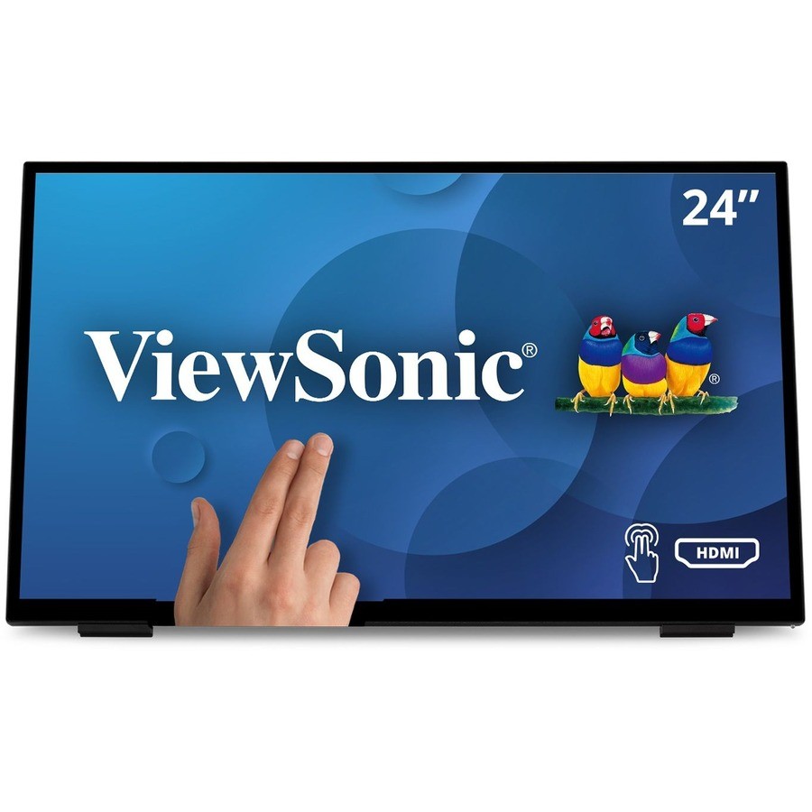 ViewSonic TD2465 24 Inch 1080p Touch Screen Monitor, 10-Point Multi-Touch for