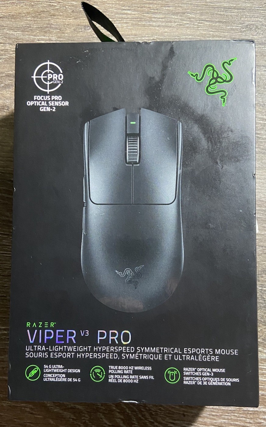 Razer Viper V3 Pro Ultra-Lightweight Wireless Esports Gaming Mouse  Black 