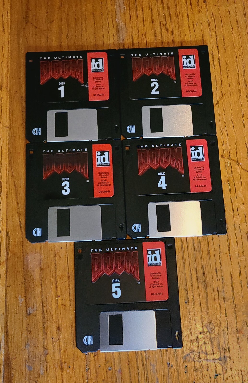 The Ultimate Doom - IBM-PC 1995 (3.5" Floppy Disc) 5 Disks