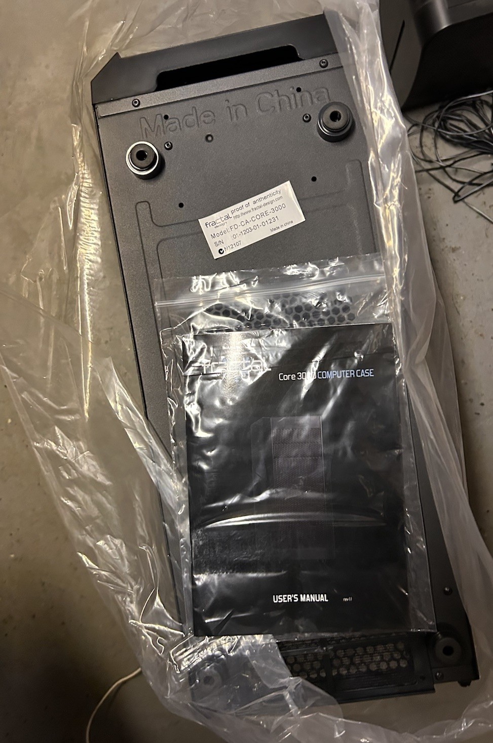 Fractal Design Core 1000 USB 3.0 Cases FD-CA-CORE-1000 New No Box