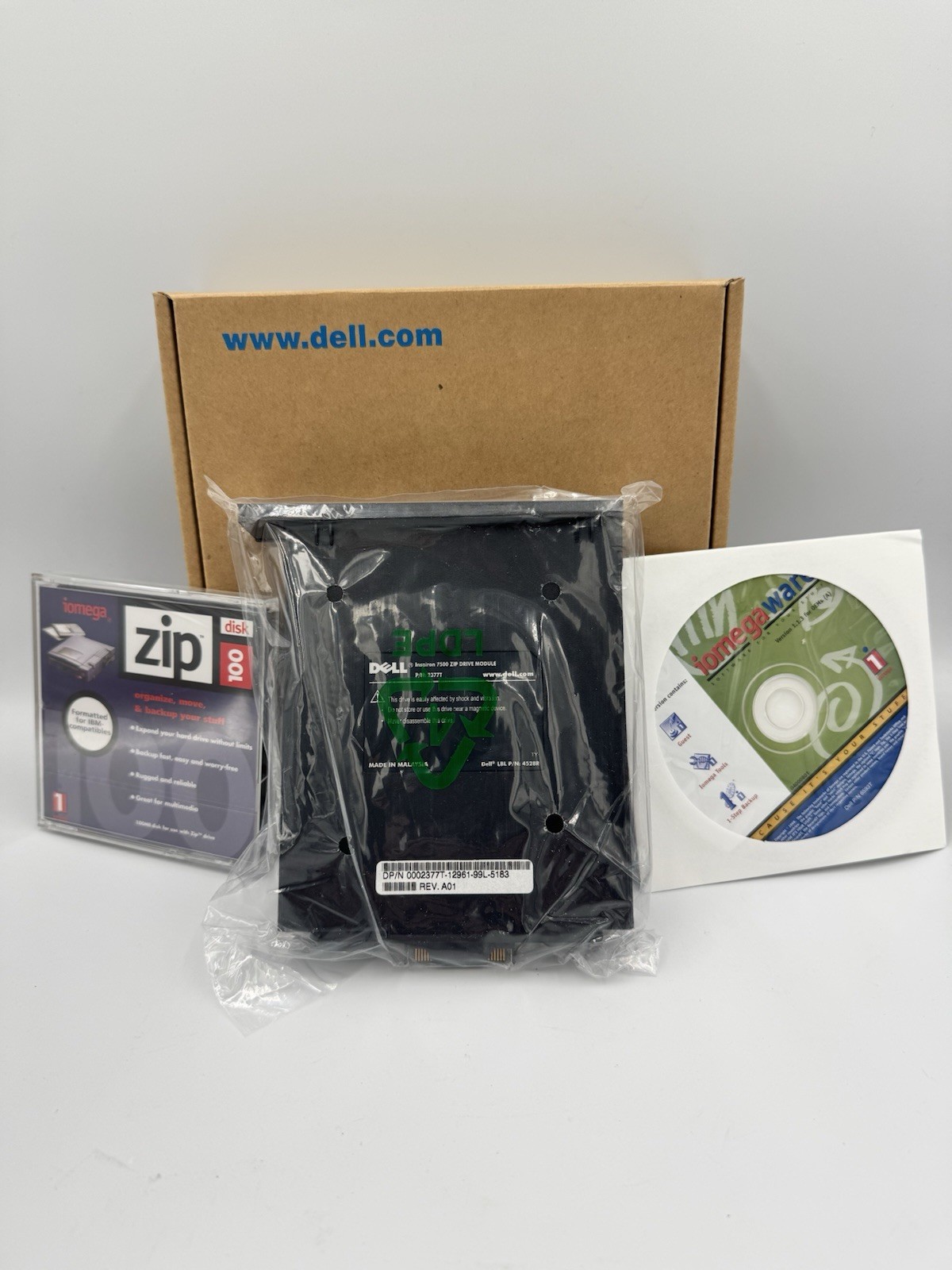 Dell Inspiron 7500 Zip Drive Module Brand New Old Stock (NOS) with Zip Disk