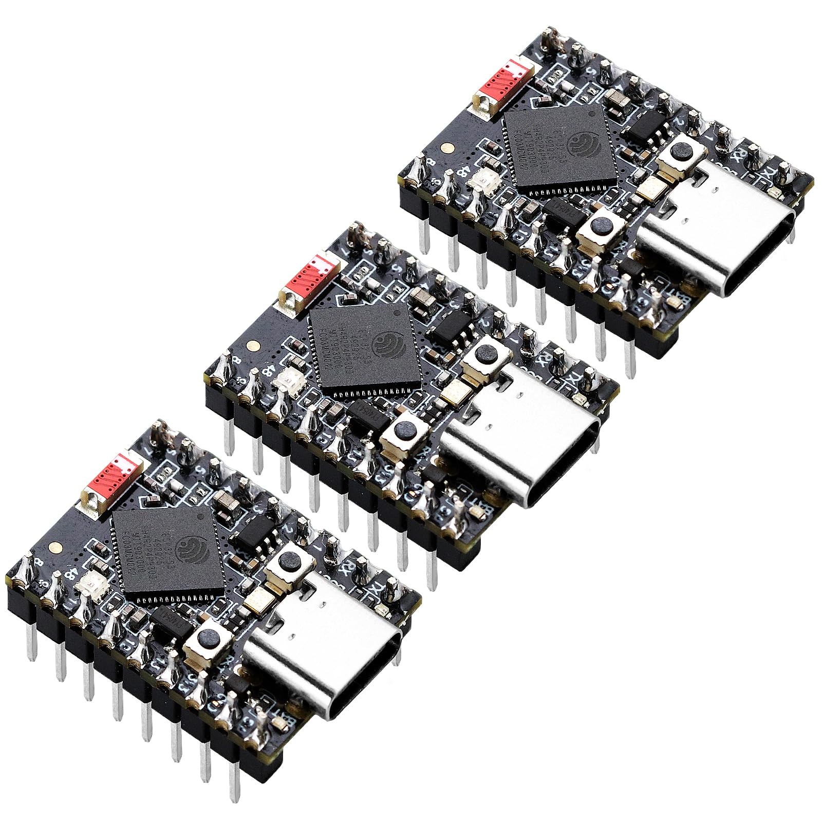 3PCS ESP32 S3 Mini Development Board, Dual-core 160MHz 4MB Flash 18pin USB Ty...
