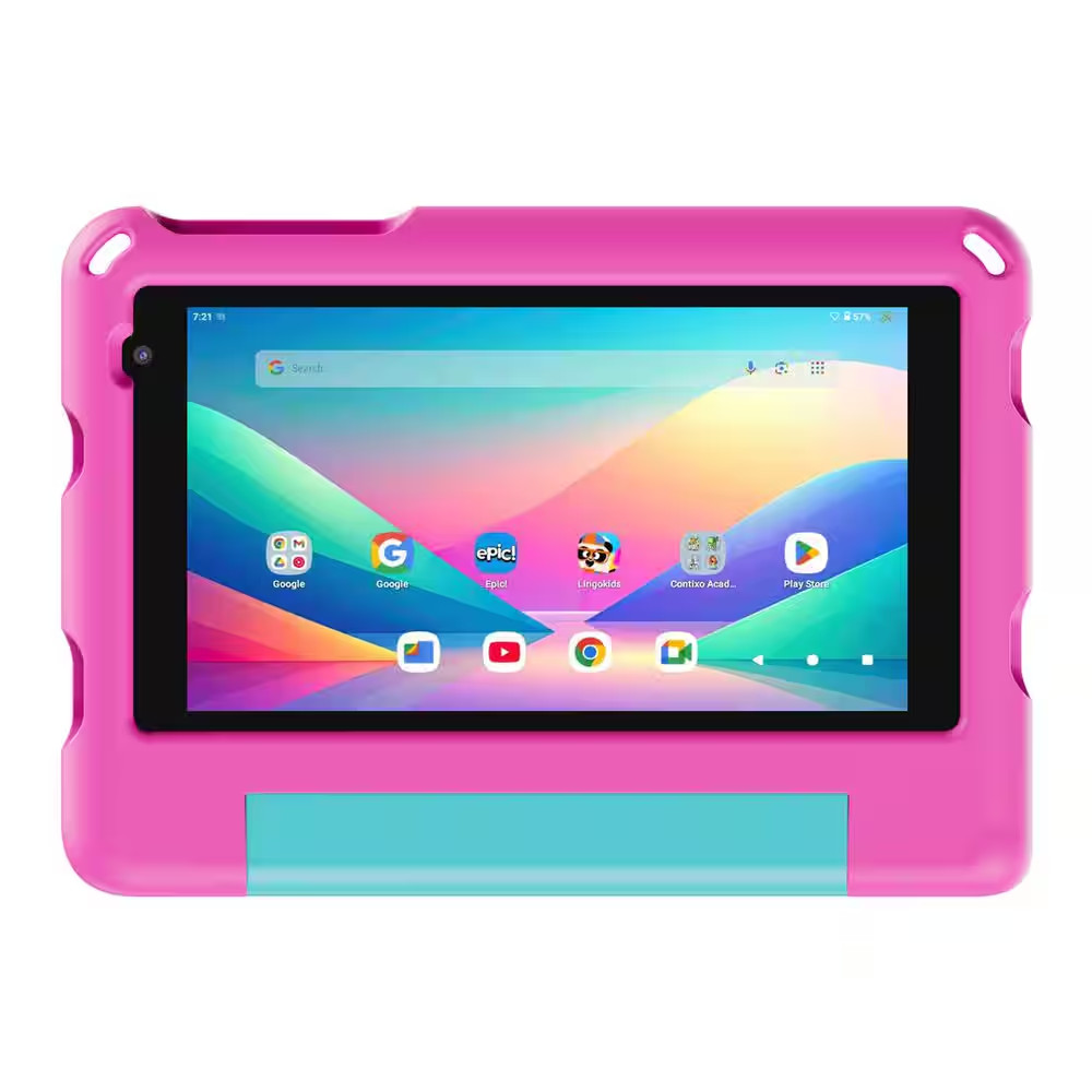 7 In. A7 Educational Kids Tablet with Epic and Lingokids 32GB with Parental Cont