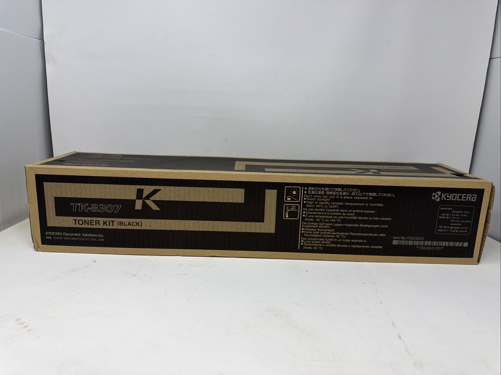 Kyocera TK-8307K Black Toner Cartridge Factory Sealed