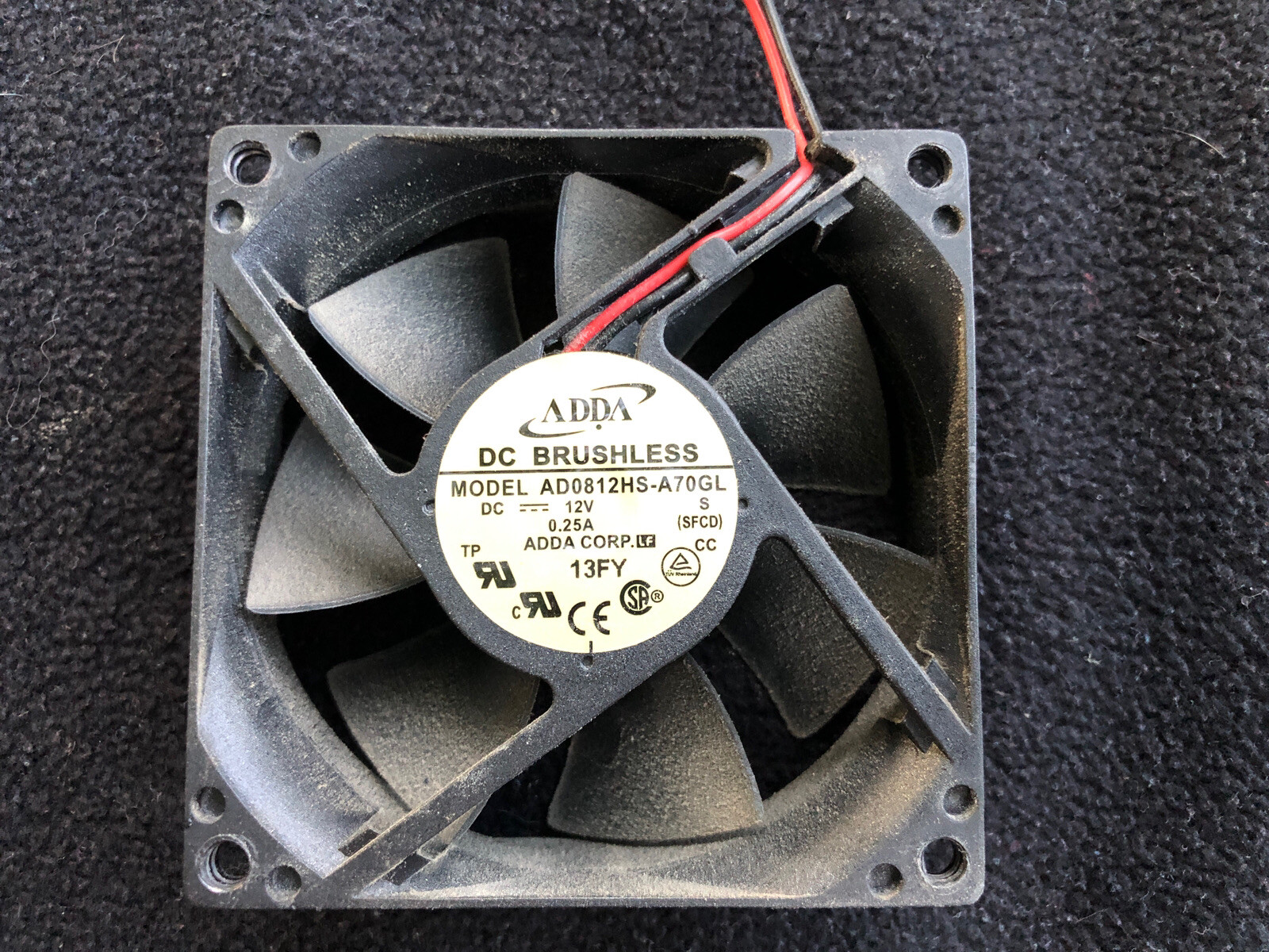 Computer Fan, ADDA, AD0812HS-A70GL
