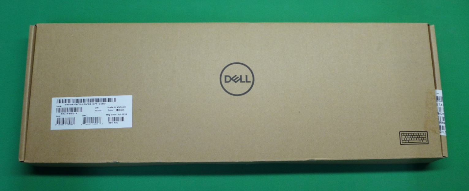 NEW Dell Wired USB Keyboard SPANISH KB216T1 RH4CV