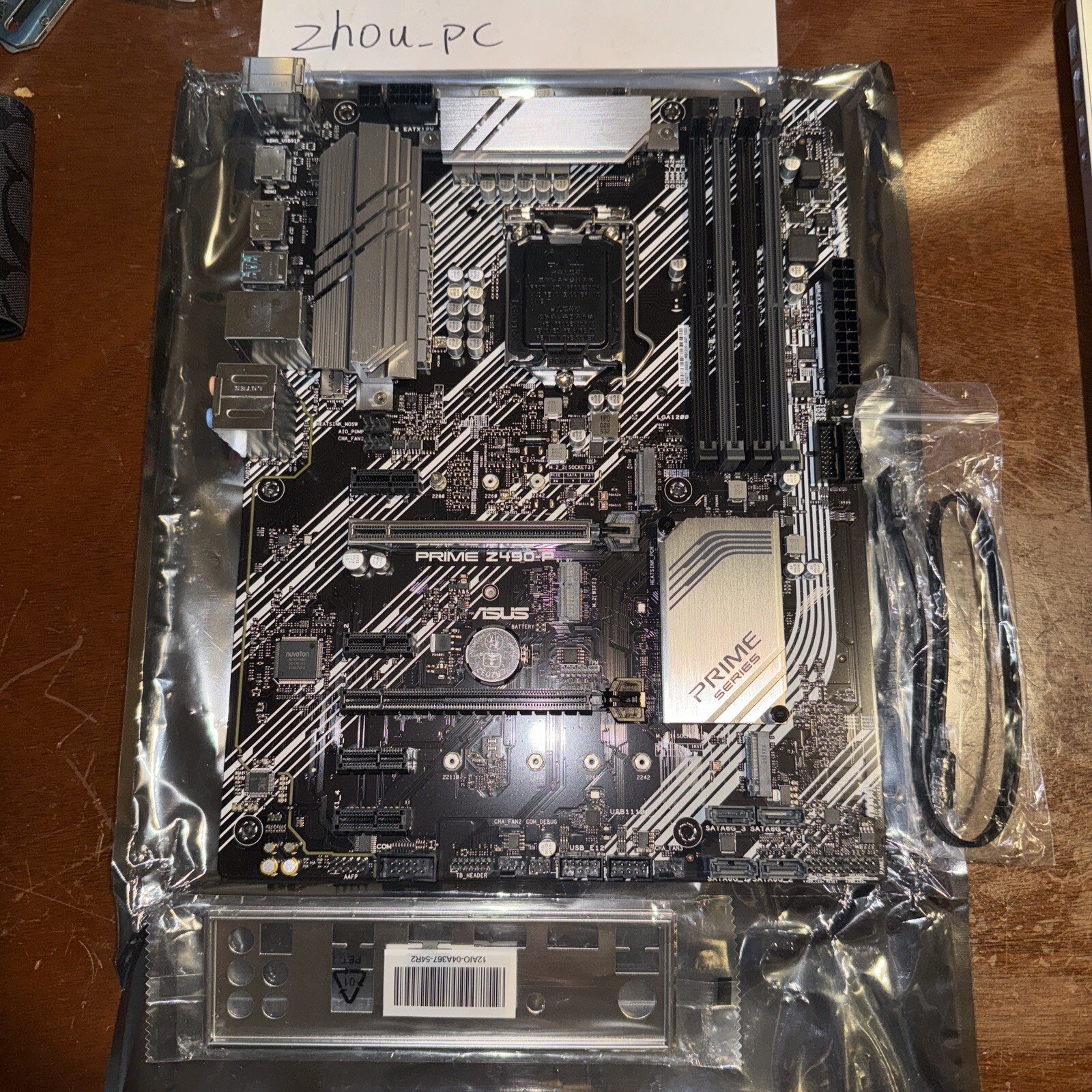 ASUS PRIME Z490-P Motherboard Intel Z490 LGA 1200 ATX 4 x DDR4 M.2 HDMI USB 2.0