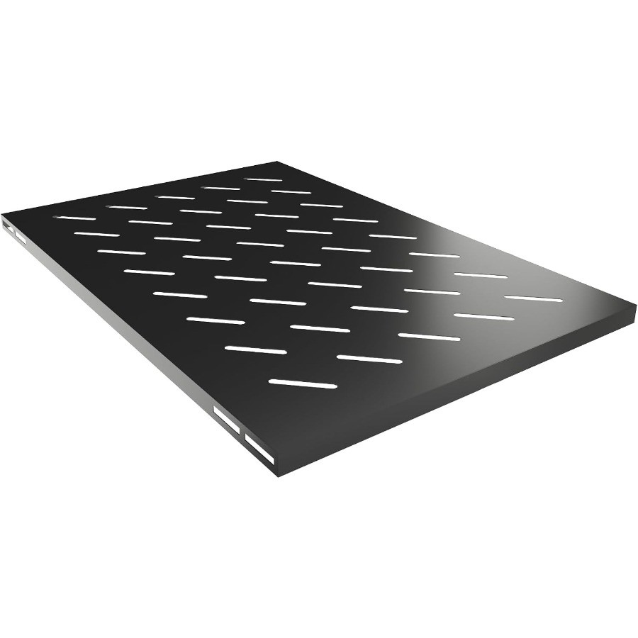 Pack of 2 Pcs Vented Shelves 1U Sturdy Rackmount 28.75-INCH Deep Shelf Tray