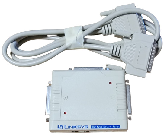 Linksys ProConnect Series 2 to 1 Bi-Directional Compact Auto Switch w/ Cable