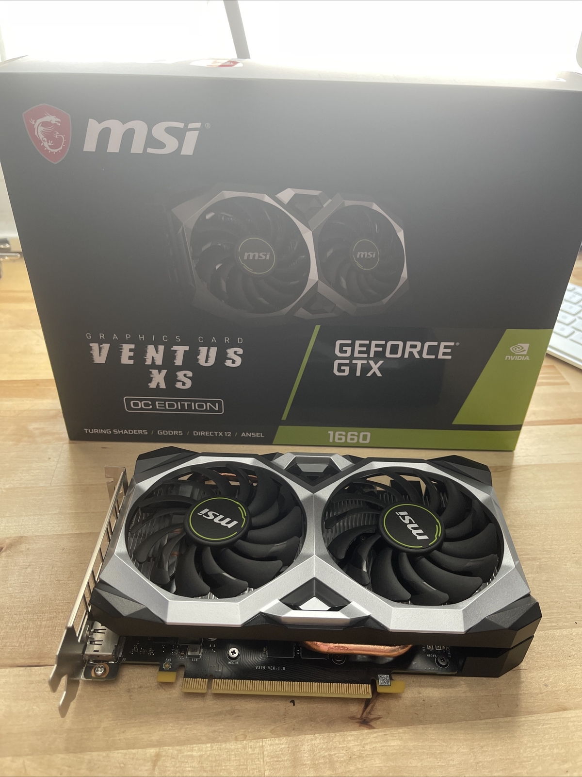 MSI Gaming GeForce GTX 1660 VENTUS XS 6G OC - Open Box 📦 Tested 100% Working