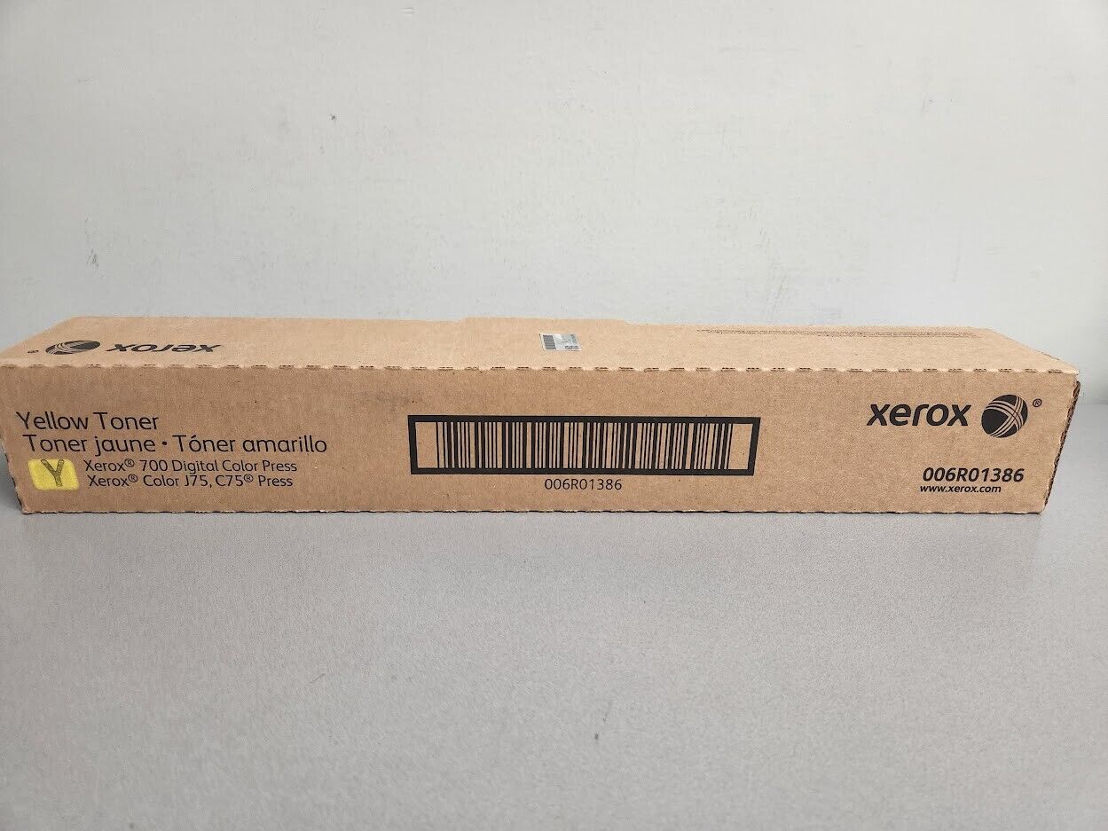 Xerox 006R01386 YELLOW Toner (6R1386) Xerox 700 Digital Color Press Xerox 700i 