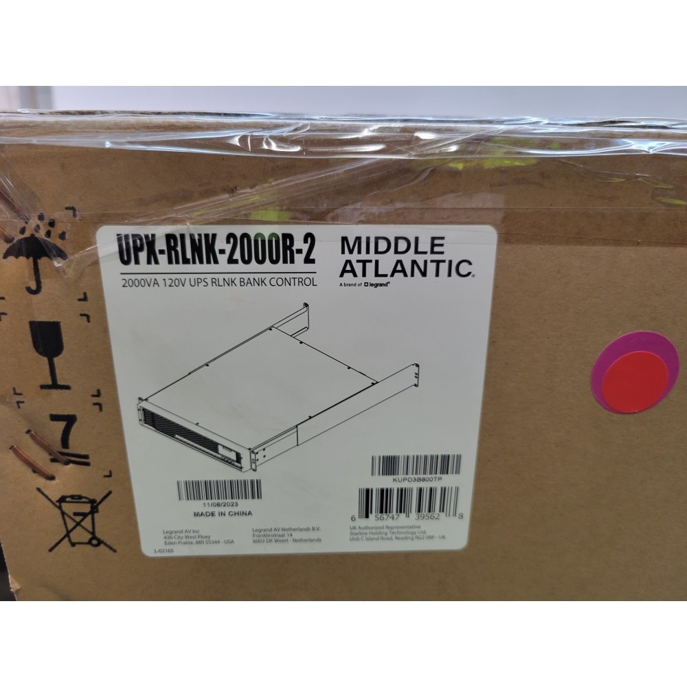 Middle Atlantic NEXSYS UPX-RLNK-2000R-8 UPS Backup Power - New in Box
