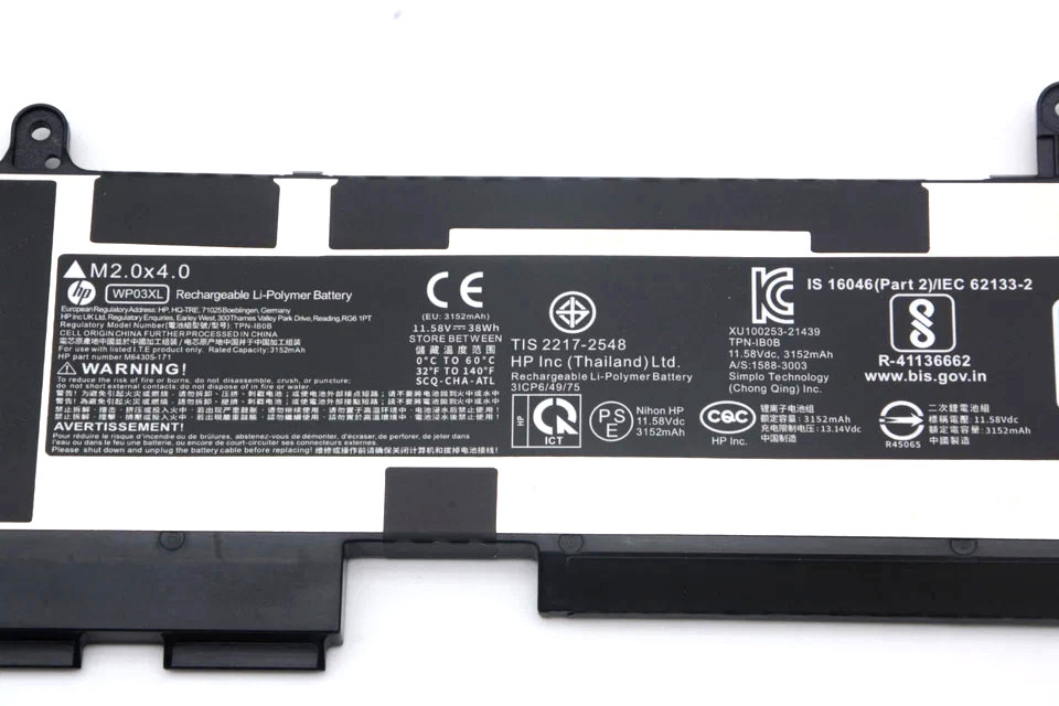 New Genuine 38Wh WP03XL Battery for HP EliteBook X360 1040 G9 G10 2-in-1 840 G11