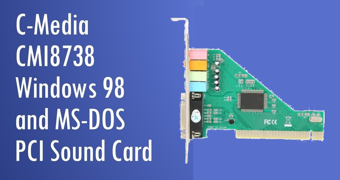 NEW DOS and Windows 98 Retro Gaming Sound Card: CMI8738 + Win9x XP DOS Driver CD