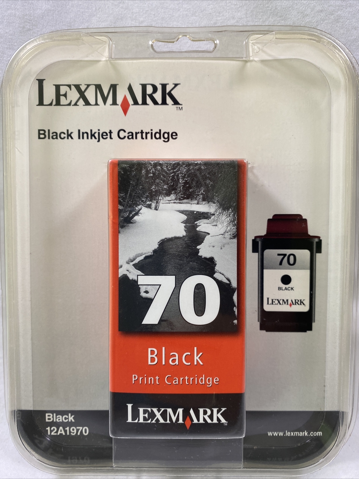 LexMark 70 Black Ink Print Cartridge, New in Box