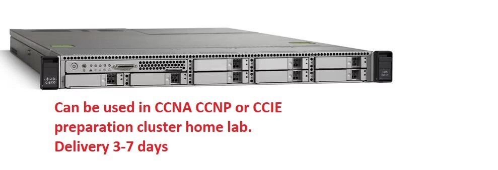 Cisco UCS C220 M3 Server w/ ESXI, CUCM 12 CCNA, CCNP CCIE Collaboration  LAB