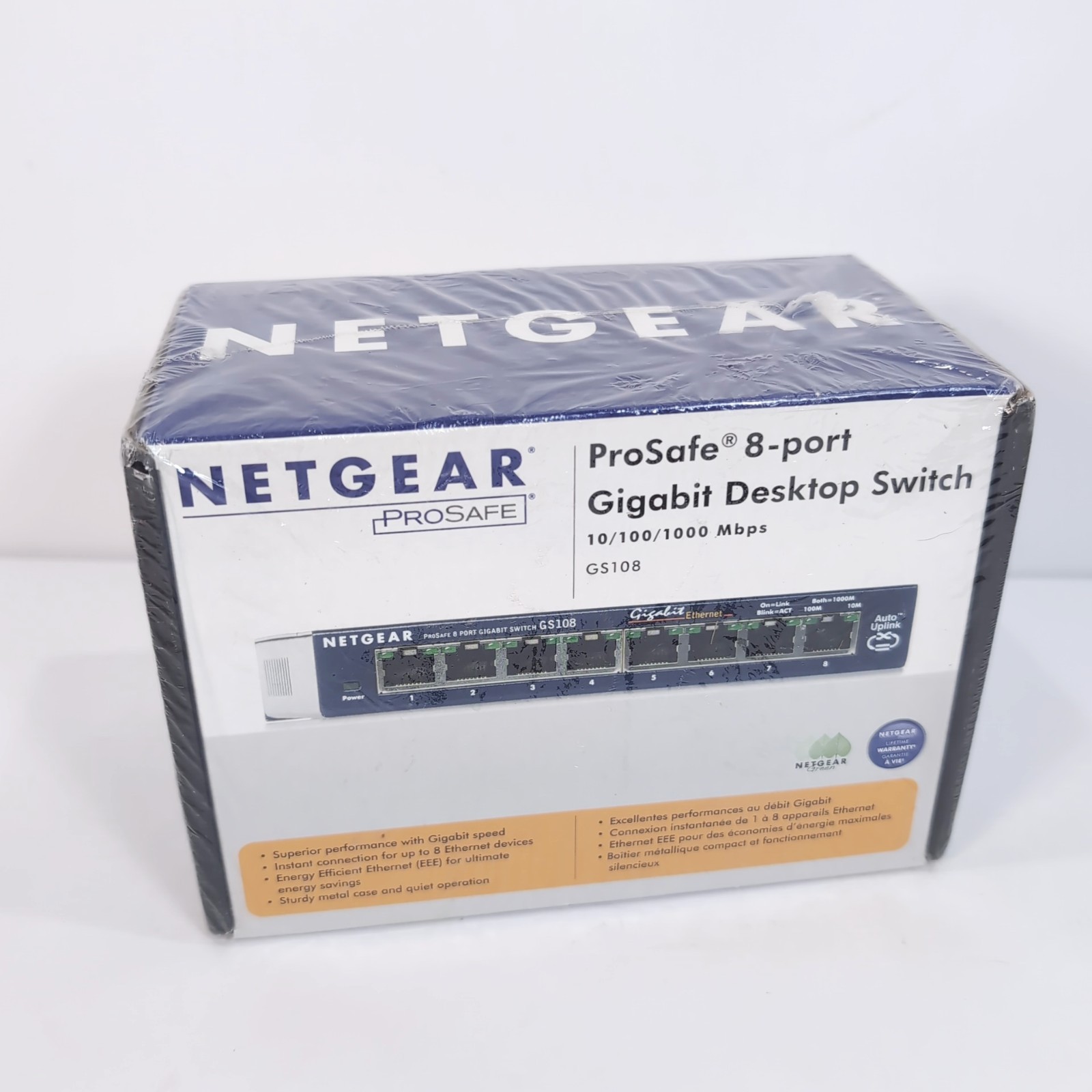 NetGear GS108NA ProSafe 8-port Gigabit Switch
