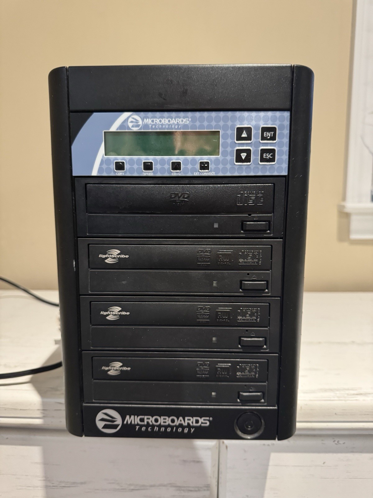 Microboards Technology QD-DVD-123 DVD Duplicator 1:3 Burner Disc Copier