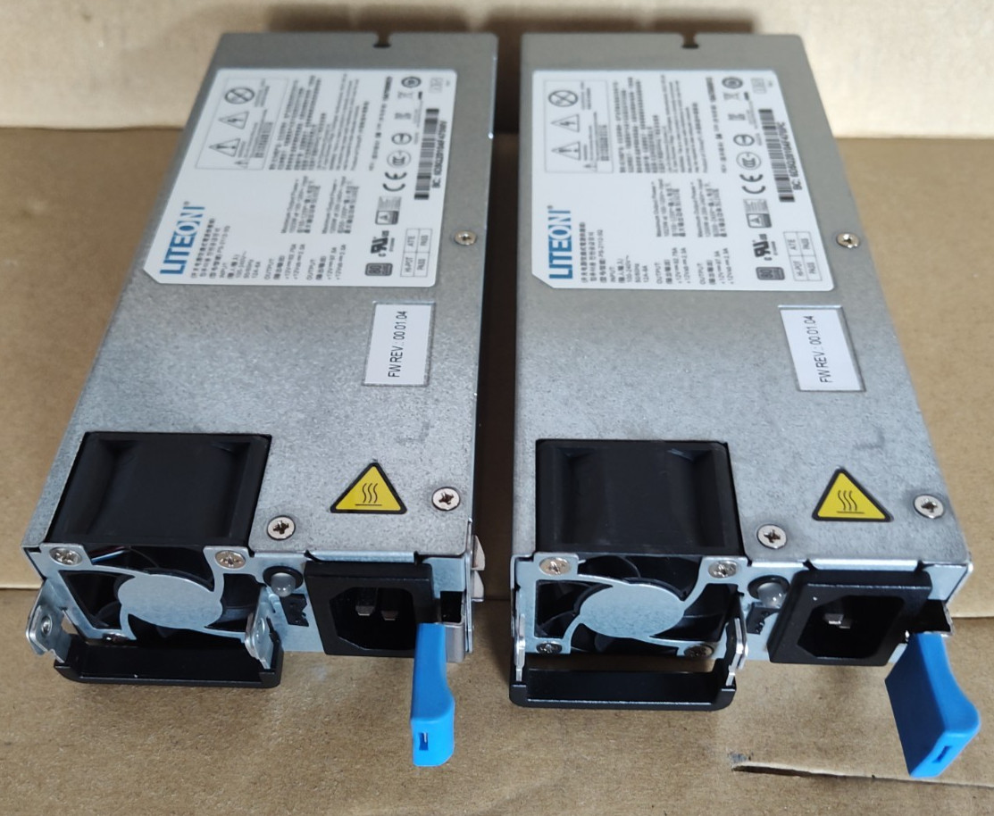2 X LITEON PS-2112-5Q Lite On 1200-Watts 80 Plus Titanium Power Supply Rev. 04