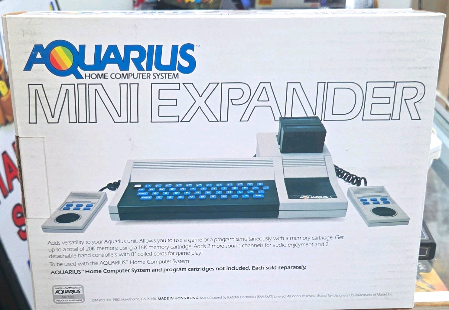Mattel Electronics Aquarius Mini Expander for Aquarius MPN 4063