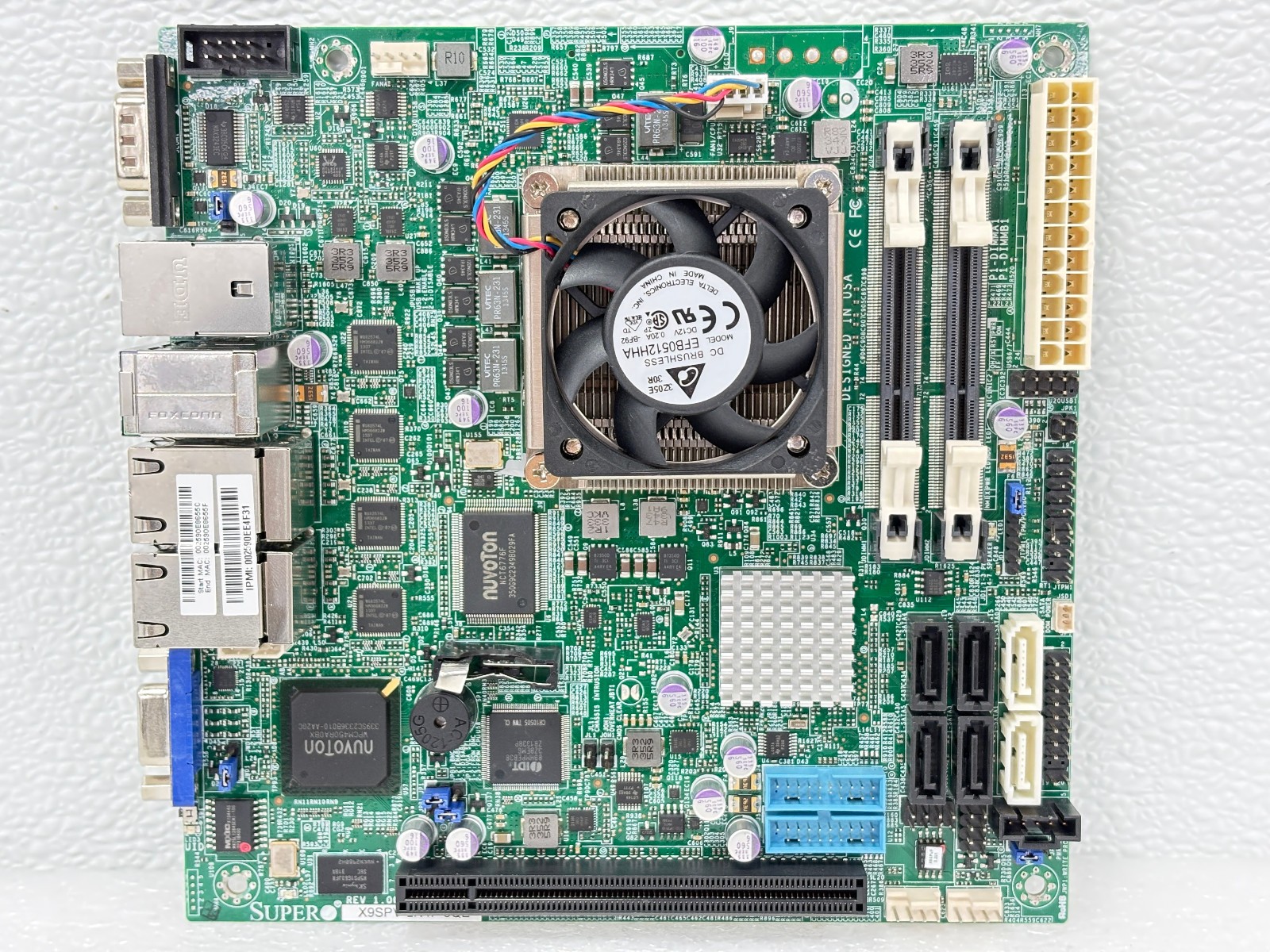 Pre Owned| Supermicro X9SPV-LN4F-3QE Intel Quad-Core Mini-ITX Server Motherboard