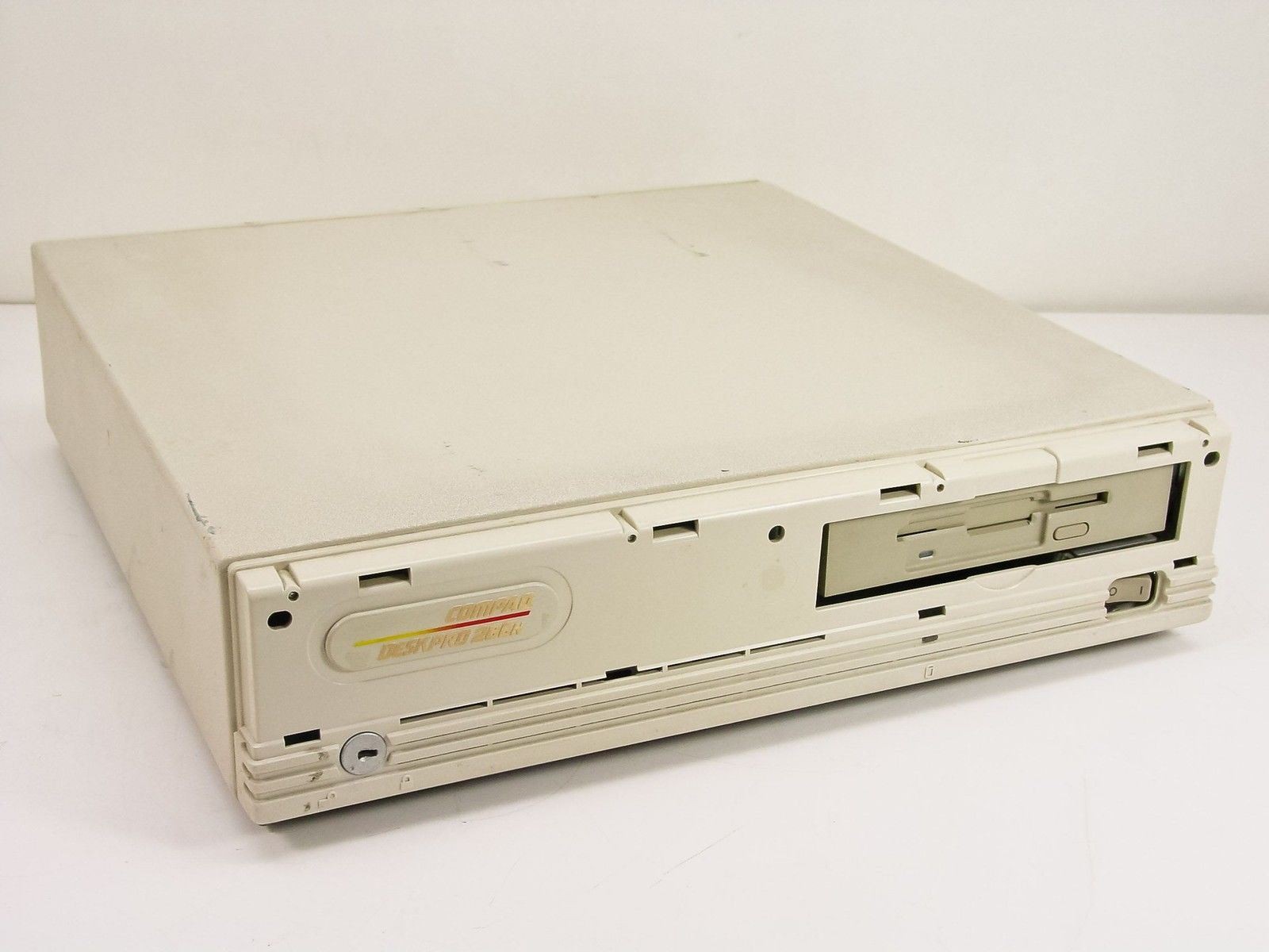 Compaq 3010 Deskpro PC 286n w/ 26-Pin Floppy Drive - Missing Face Plate - AS IS