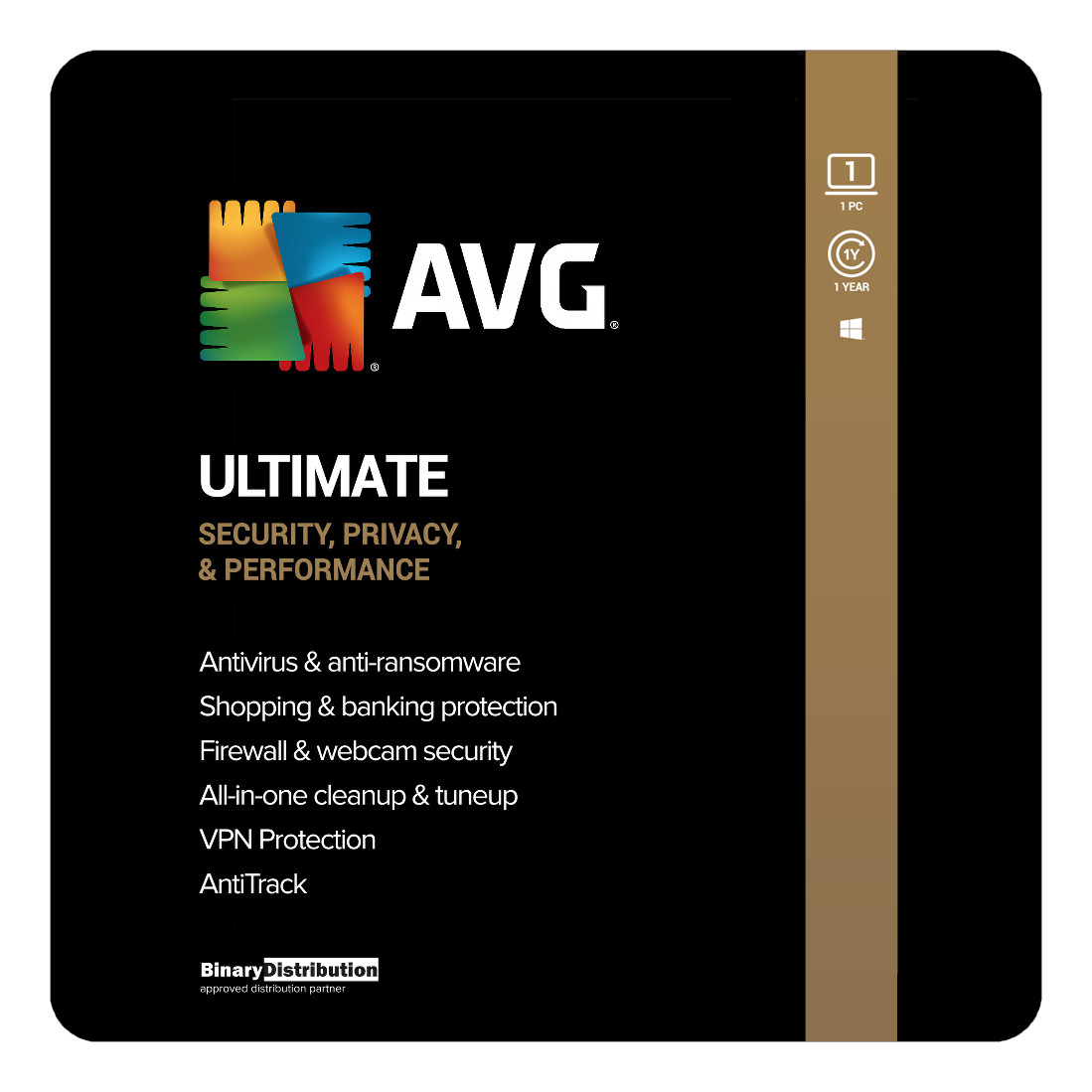 AVG Ultimate 2026 - 1 PC - 1 Year - VPN, TuneUp & AntiTrack - [Download]