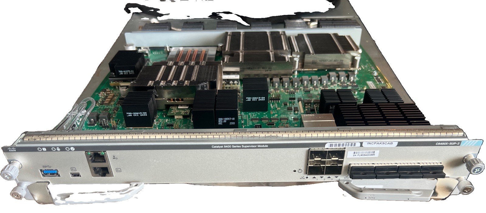 Cisco C9400X-SUP-2 Gen 2 Supervisor Module PULLED FROM WORKING ENVIRONMENTT