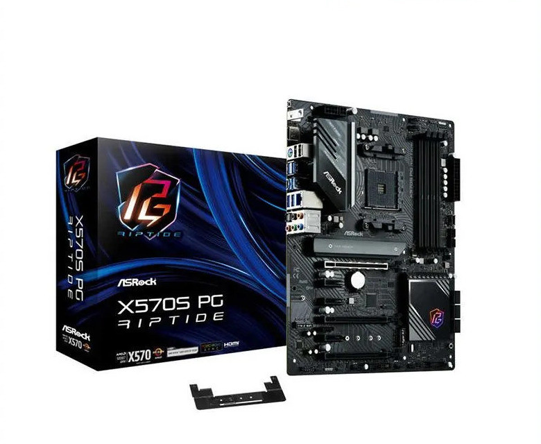 ASRock X570S PG Riptide ATX Motherboard Socket AM4 AMD X570 AS IS From JAPAN