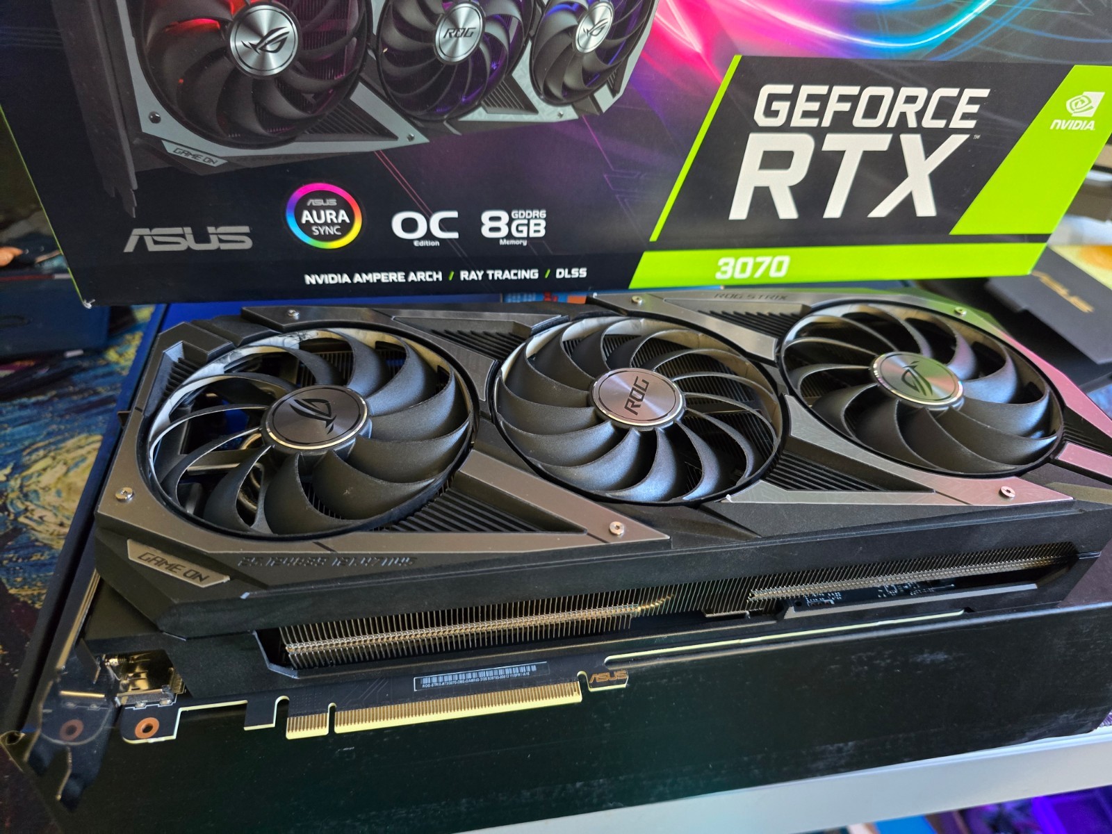 ASUS ROG Strix GeForce RTX 3070 NVIDIA 8GB GDDR6 Gaming Graphics Card 