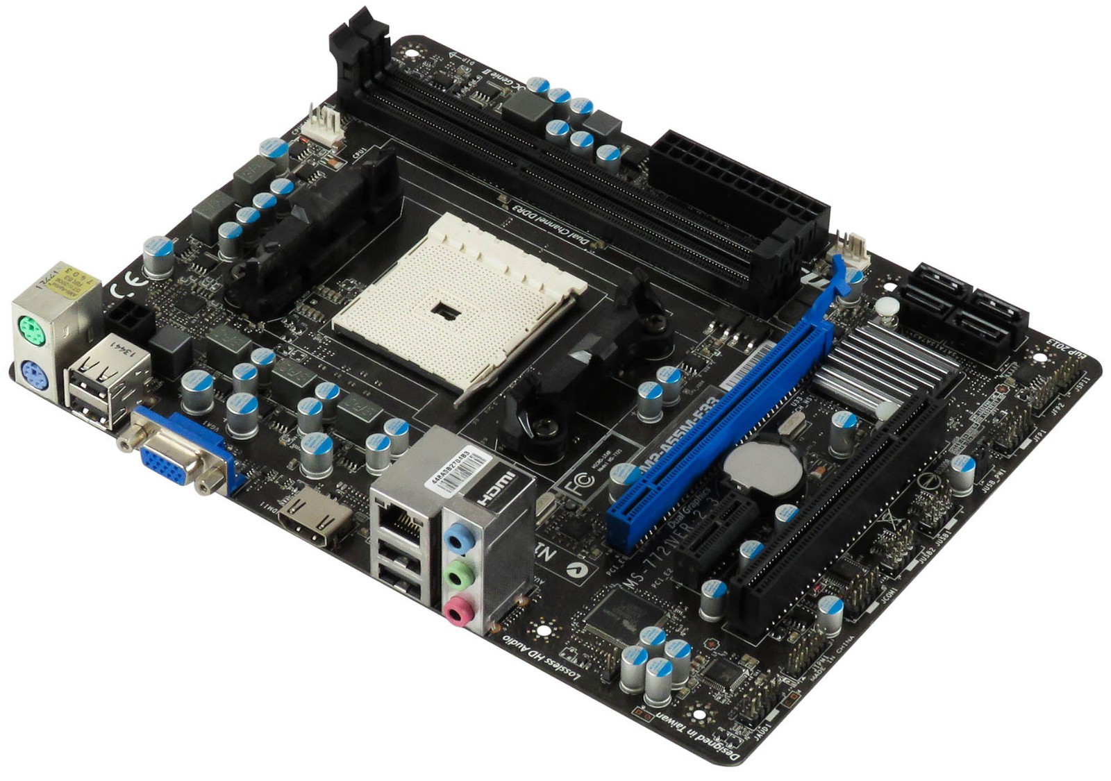MOTHERBOARD MSI FM2-A55M-E33 MS-7721 VER:2.3 s.FM2 DDR3 PCI-E PCI
