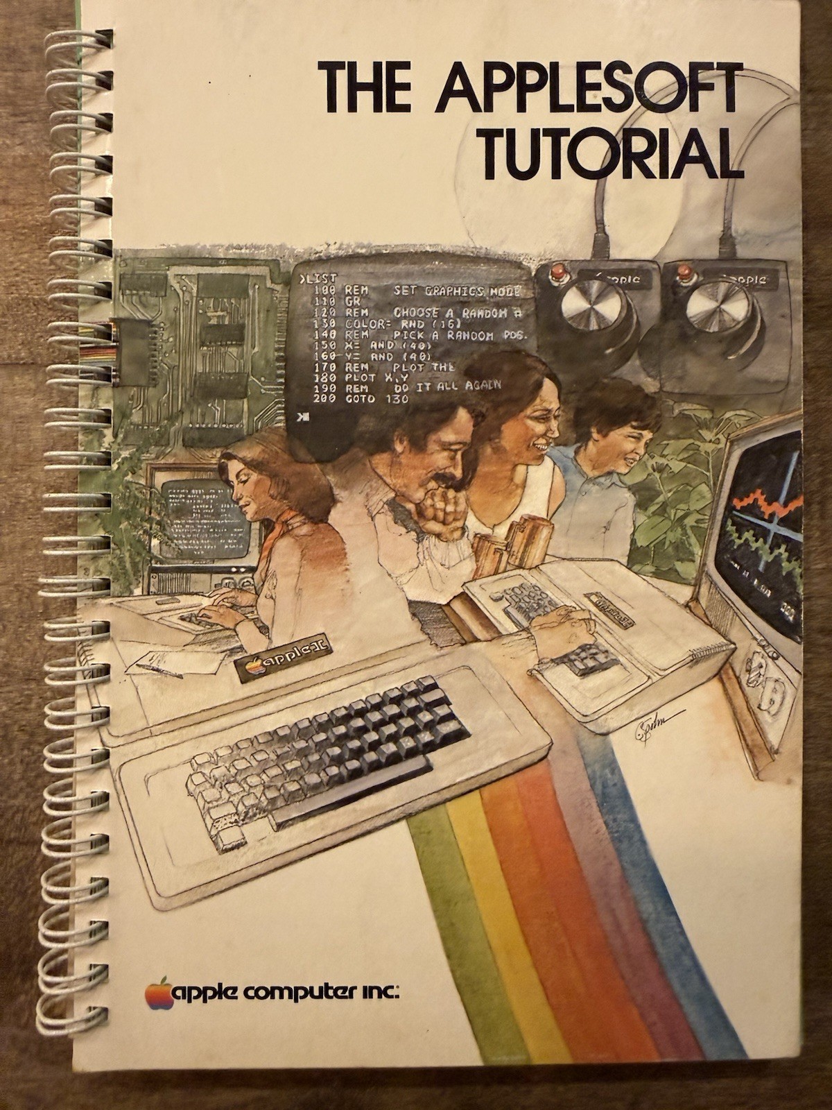 FREE SHIP 1981 The Applesoft Tutorial Apple II Computer VINTAGE
